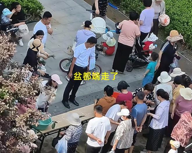 包粽子大妈连盆都端走了还围堵物业要鸡蛋pg电子模拟器试玩山东：小区端午免费(图2)